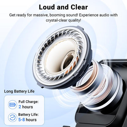 5-in-1 wireless Bluetooth speaker with induction function and adjustable cell phone holder