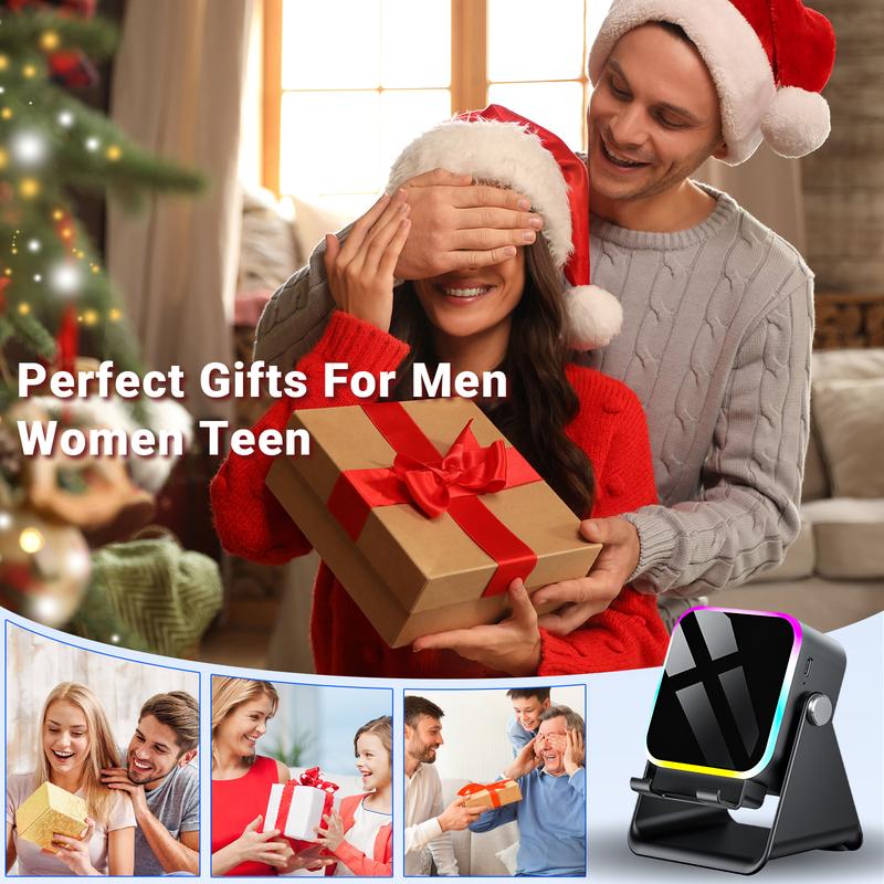 5-in-1 wireless Bluetooth speaker with induction function and adjustable cell phone holder