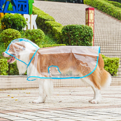 Transparent Raincoat For Dog