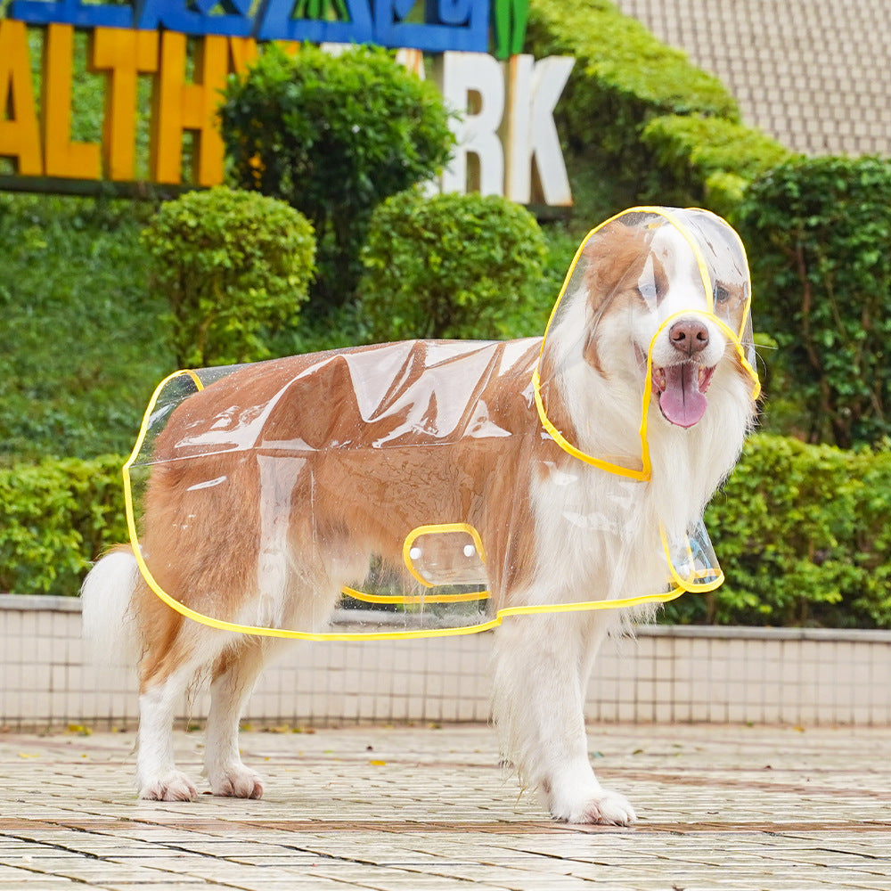 Transparent Raincoat For Dog