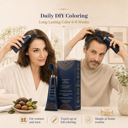 ⏳Time-Limited Special⏰Herbal Hair Dye Comb for Home Use