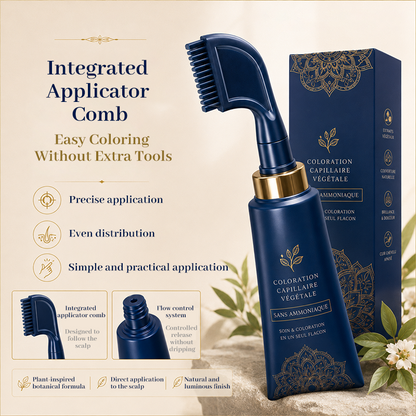 ⏳Time-Limited Special⏰Herbal Hair Dye Comb for Home Use