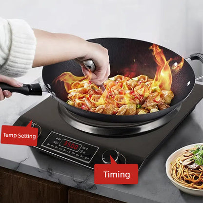 ⚡Christmas Flash Sale: Save $100- 3500-watt induction hob, 10 temperature settings