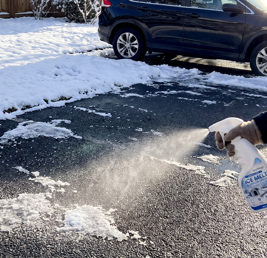 Treating frost on a patio