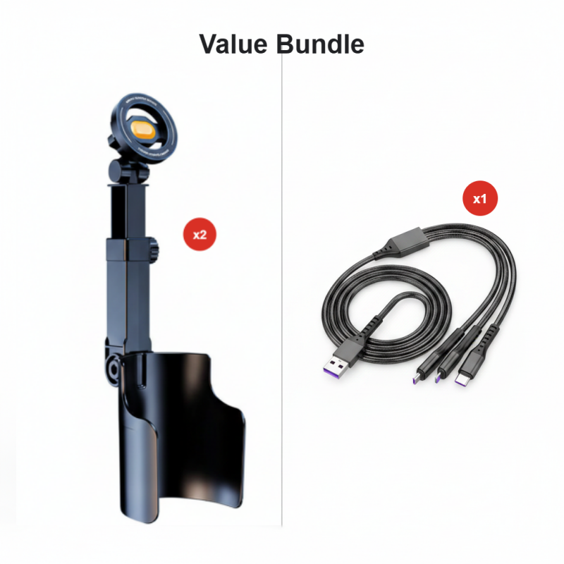 🧲Car Cup Holder Phone Mount – 360° Adjustable, Strong N52 Magnet, One-Hand Operation, Fits All Phones, Stable Magnetic & Clamp Models for Safe Driving