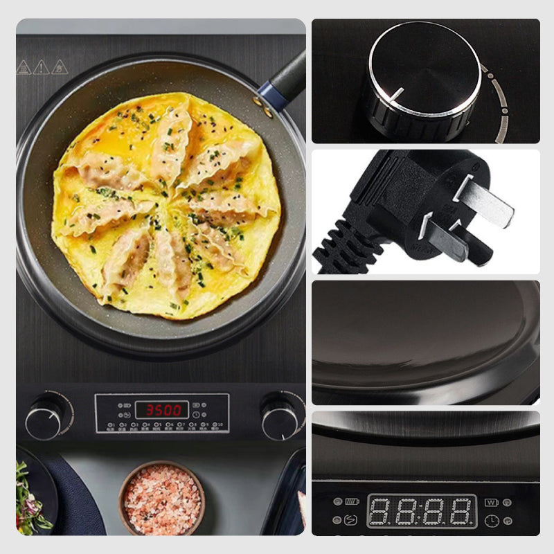 ⚡Christmas Flash Sale: Save $100- 3500-watt induction hob, 10 temperature settings