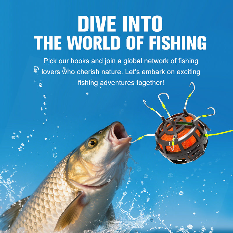 🔥2025 Hot Sale🔥Reverse Bottom Bait Cage Fishing Hook (50% OFF)