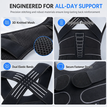 Strong Support Universal Adjustable Back Posture Corrector