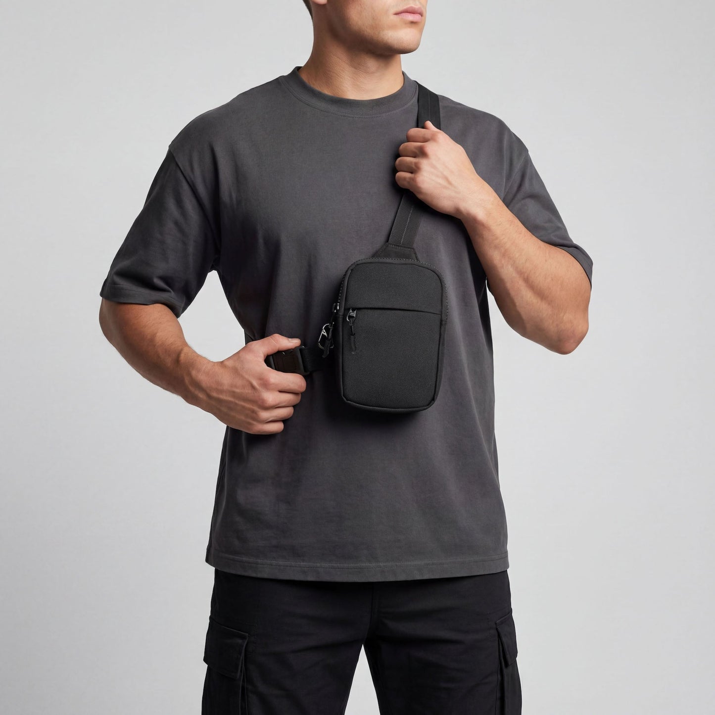 🎒Upgraded Travel Sling Bag 2.0 – Anti-Theft & 500D Durability
