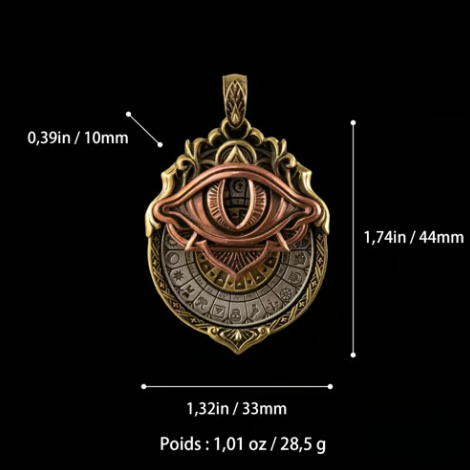 👁️‍🗨️🔥LAST DAY 49% OFF👁️‍🗨️Handmade Tarot Vision Pendant: Connect to Cosmic Wisdom Anytime(✨Comes with instruction manual)