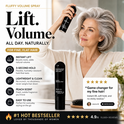 🎉50% Off! 👩 Peach-scented volumizing & setting spray—for lightweight, bouncy hair and long-lasting hold