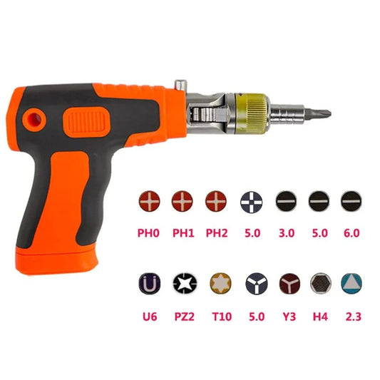 New Magnetic Ratchet Screwdriver Set