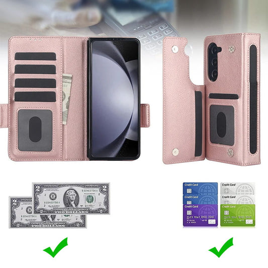 Multifunctional Leather Case for Samsung Z Fold 3/4/5