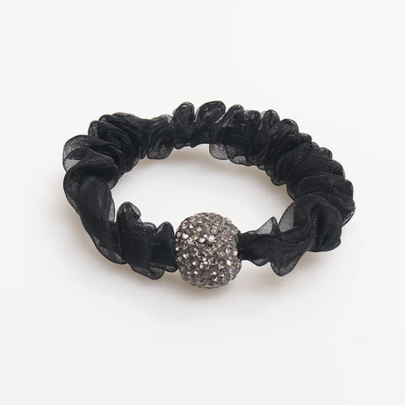 💕Elegant Rhinestone Mesh Hair Ties ✨