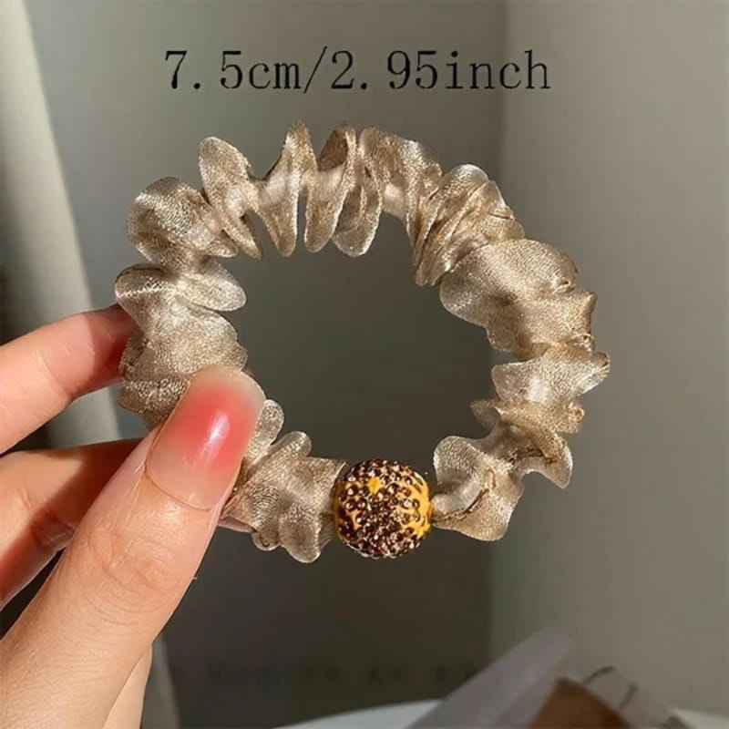 💕Elegant Rhinestone Mesh Hair Ties ✨