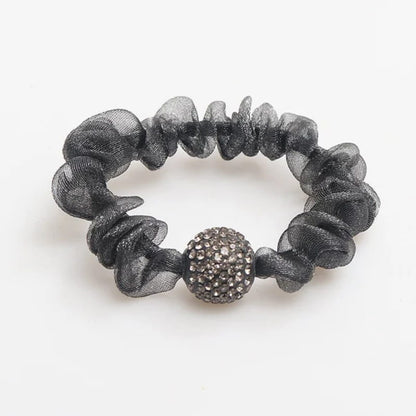 💕Elegant Rhinestone Mesh Hair Ties ✨