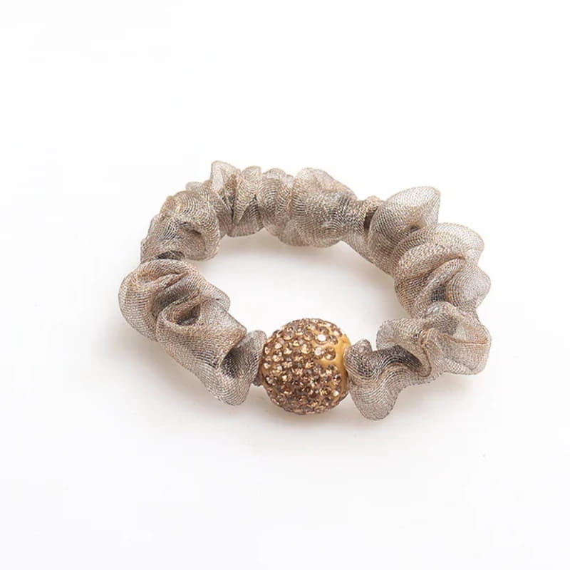💕Elegant Rhinestone Mesh Hair Ties ✨