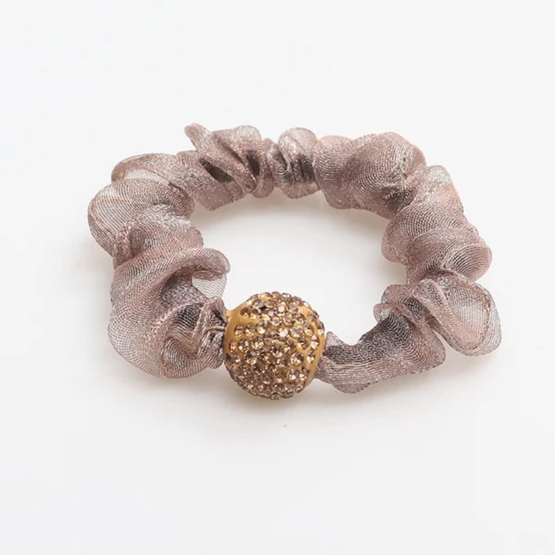 💕Elegant Rhinestone Mesh Hair Ties ✨