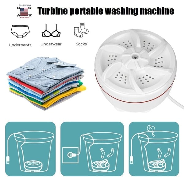 🔥50% OFF TODAY 🎁Mini Washing Machine And Dishwasher