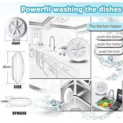 🔥50% OFF TODAY 🎁Mini Washing Machine And Dishwasher