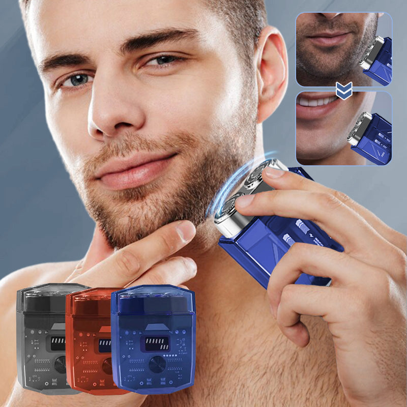 Electric Razor Without Blade 2025 New Design🔥Transparent and Silent Mini Electric Shaver – munichsunny