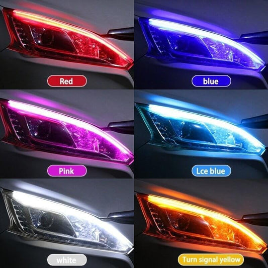 2 Pcs/Flexible Car LED Flow🔥Type Auto Signal Light