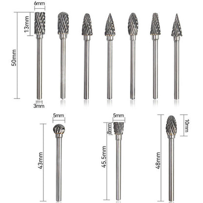 Carbide tungsten steel grinding head