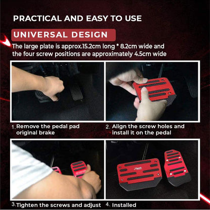 Car Anti-Skid Pedal - Secure Grip & Easy Install, Prevents Foot Slipping for Safe Driving