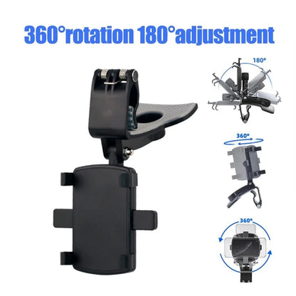 🔥Multifunctional Dashboard Clip-on Car Phone Holder