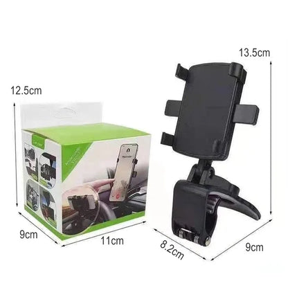🔥Multifunctional Dashboard Clip-on Car Phone Holder