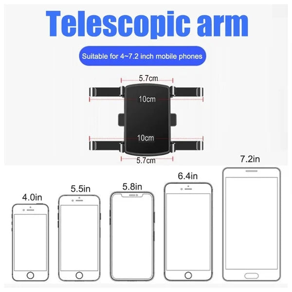 🔥Multifunctional Dashboard Clip-on Car Phone Holder