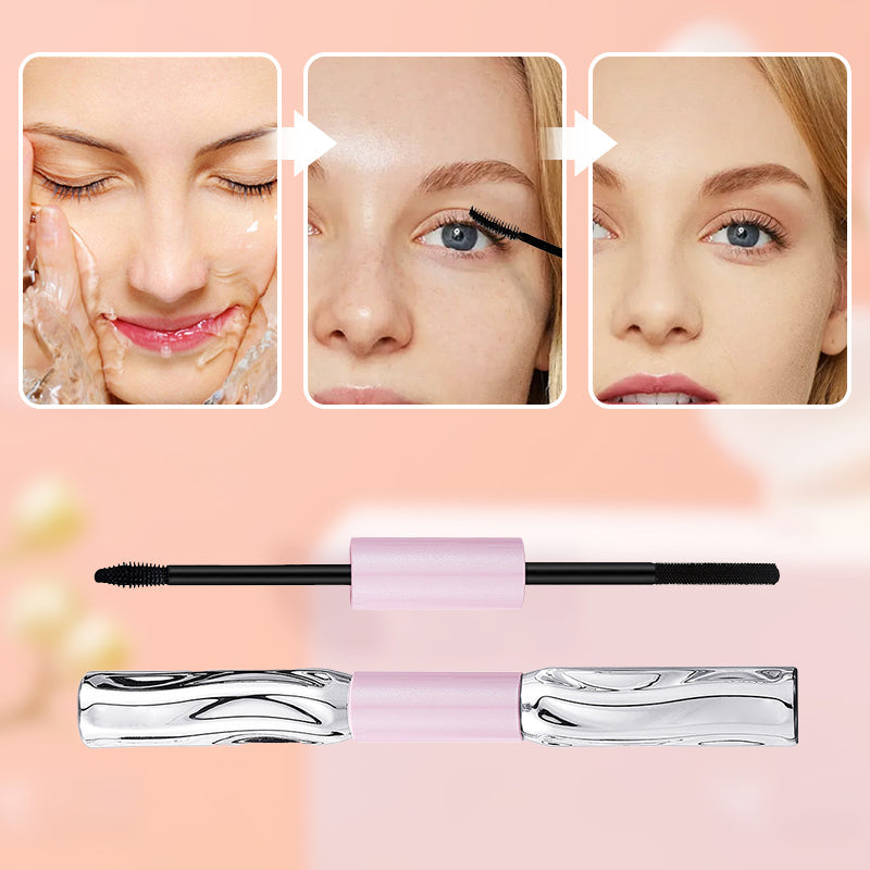 ✨2‑in‑1 Volumizing & Curling Mascara – Waterproof, Clump‑Free