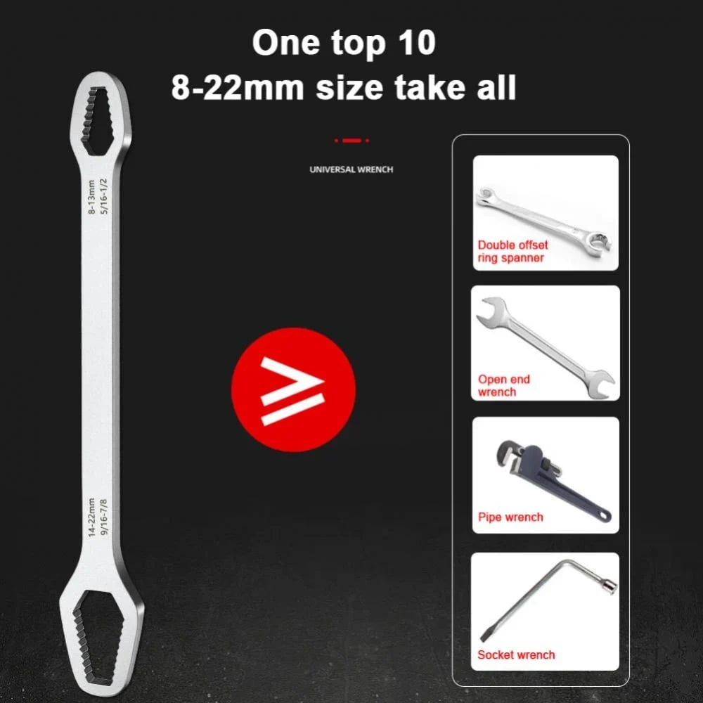 🔧 8-22mm Universal Wrench Receive a FREE 3-17mm Universal Wrench!