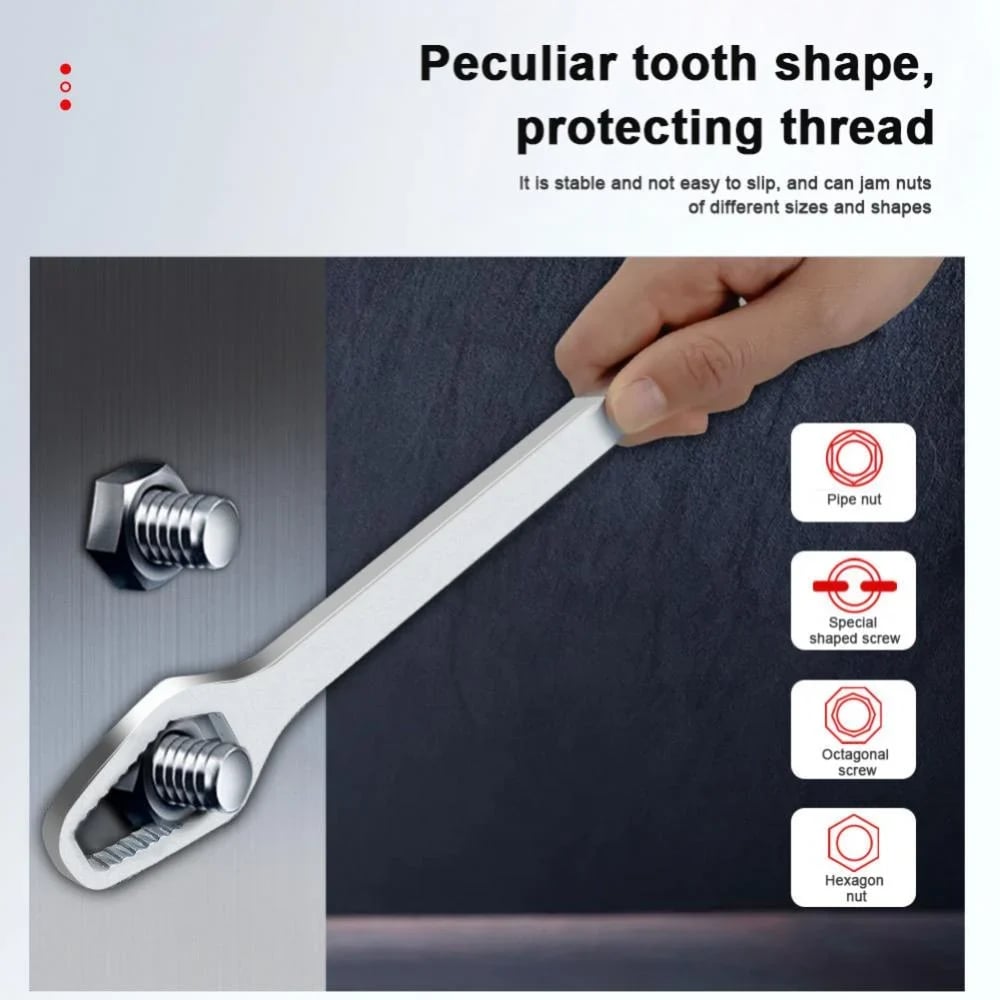 🔧 8-22mm Universal Wrench Receive a FREE 3-17mm Universal Wrench!