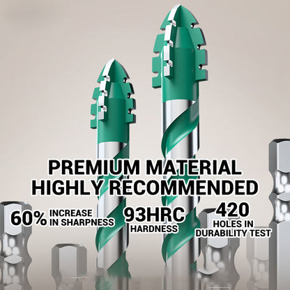 ✨LAST DAY SALE 50% OFF✨Greene® 4PCS Premium 4-Flute Serrated Edge Drill Bit Set