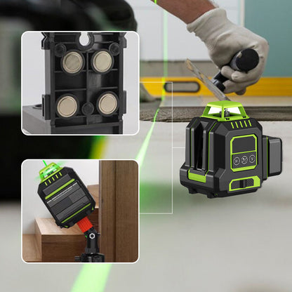 ✨LAST DAY SALE 37 OFF✨  360° Green Beam Self-Leveling Laser Level