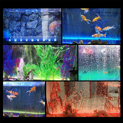 Waterproof RGB Fish Tank Lamp with Remote