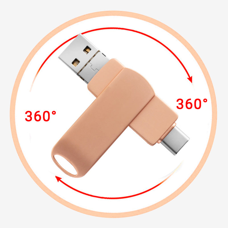 4-in-1 Multi-Interface Flash Drive (Phone/PC)