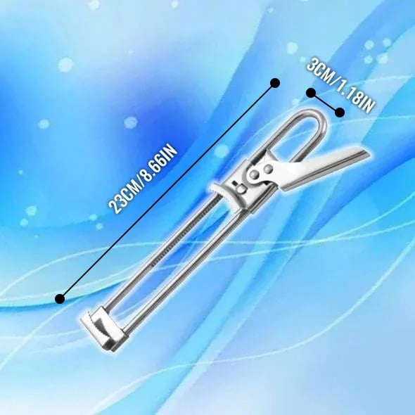 Adjustable Stainless Steel Jar & Bottle Opener
