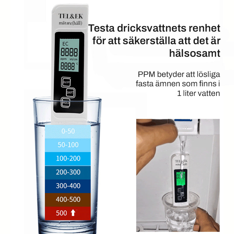 Digital TDS Meter – Large LCD Screen, 3-Second Quick Measurement, Ready to Use Instantly