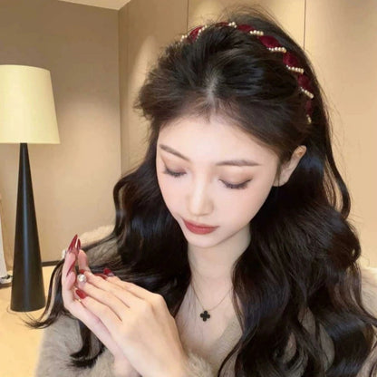 🔥Buy 1 Get 2 Free🔥Vintage High Cranium Artificial Pearl Hairband