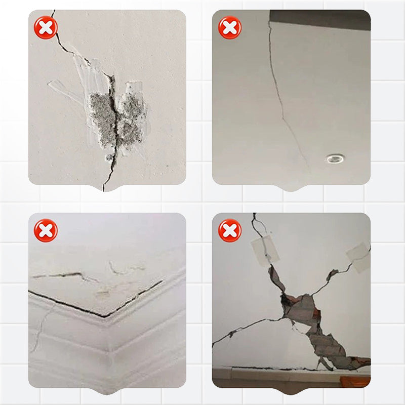 🔧 50% OFF NOW! ✨ Elastic Crack Resistant Wall Repair Paste - Flexible & Waterproof Filler for Interior/Exterior Walls with Easy Application 🏠✨