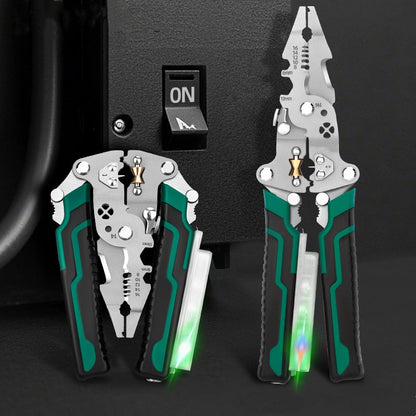 👷‍♂️Multifunctional Foldable Wire Stripping Scissors with Electrical Test👷‍♂️