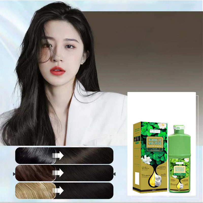 Long-Lasting Plant-Based Foam Hair Dye