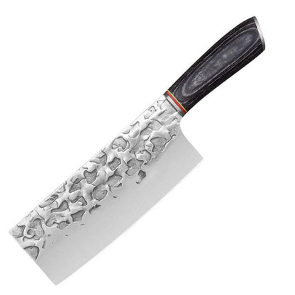 Vintage Forged Meat Cleaver Knife