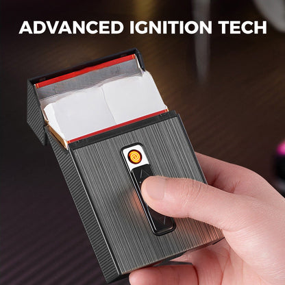 🔥Hot Sale 50% OFF🔥Cigarette Case with Lighter