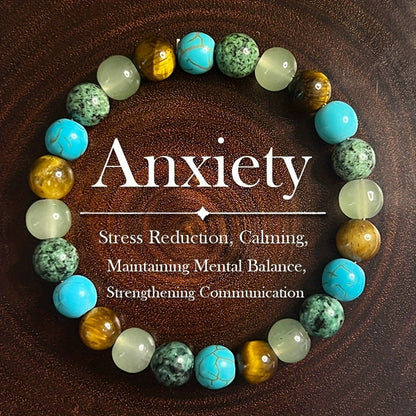📿Natural Stone Bead Bracelet – Elegant