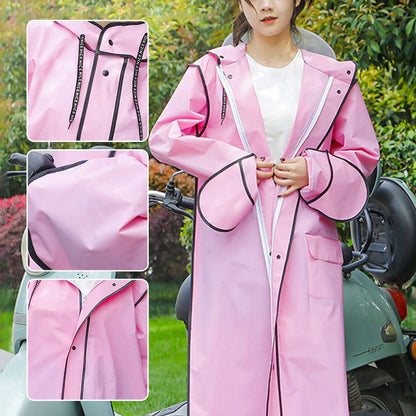 🍂Autumn Sales 49% OFF🥰Reusable Hooded Raincoat with Mask for Adults