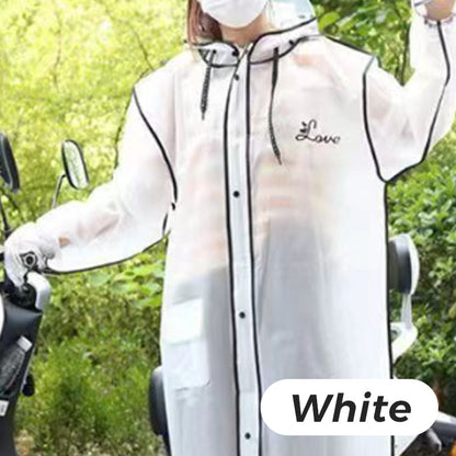 🍂Autumn Sales 49% OFF🥰Reusable Hooded Raincoat with Mask for Adults