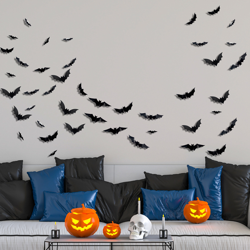 🦇Halloween 3D Bat LED Wall Light Decor